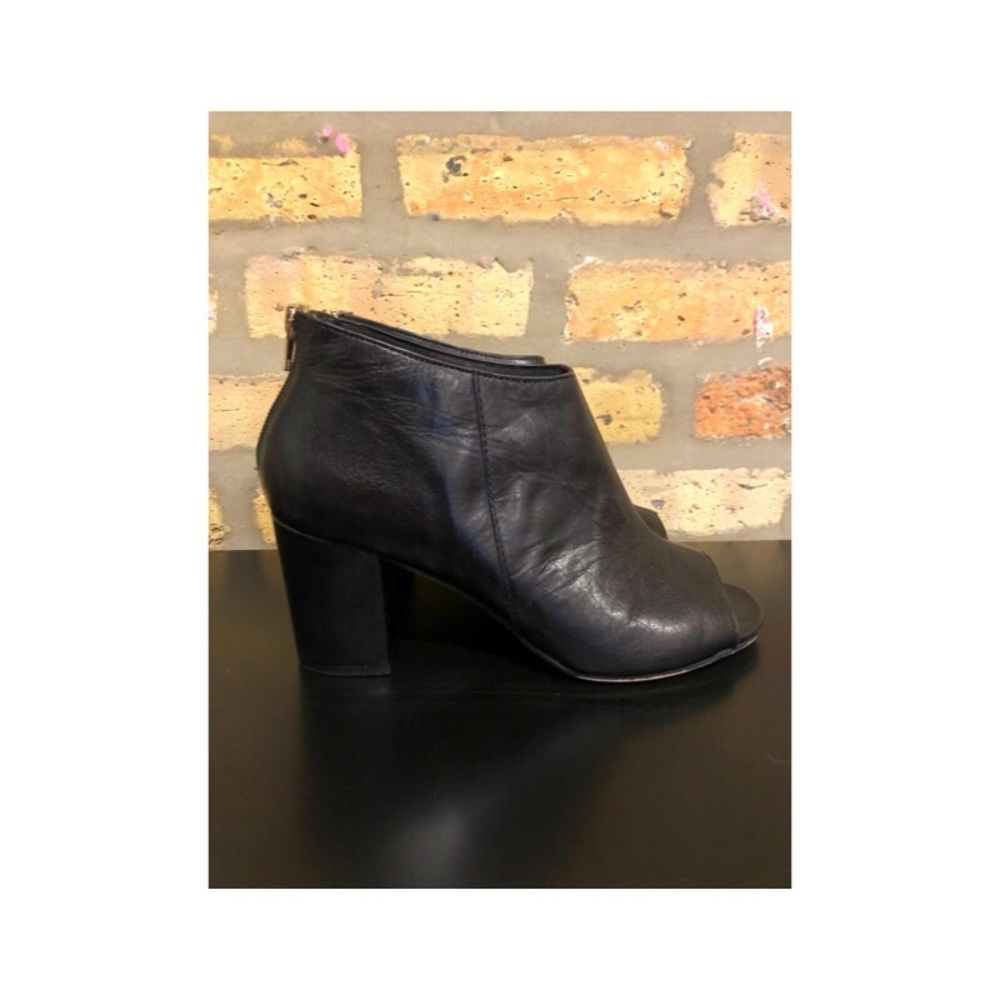 Topshop Open-Toe Ankle Boots